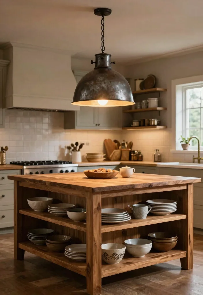 12 Kitchen Island Decor Ideas for Everyday Use 10. Beautiful Lighting Fixtures 0