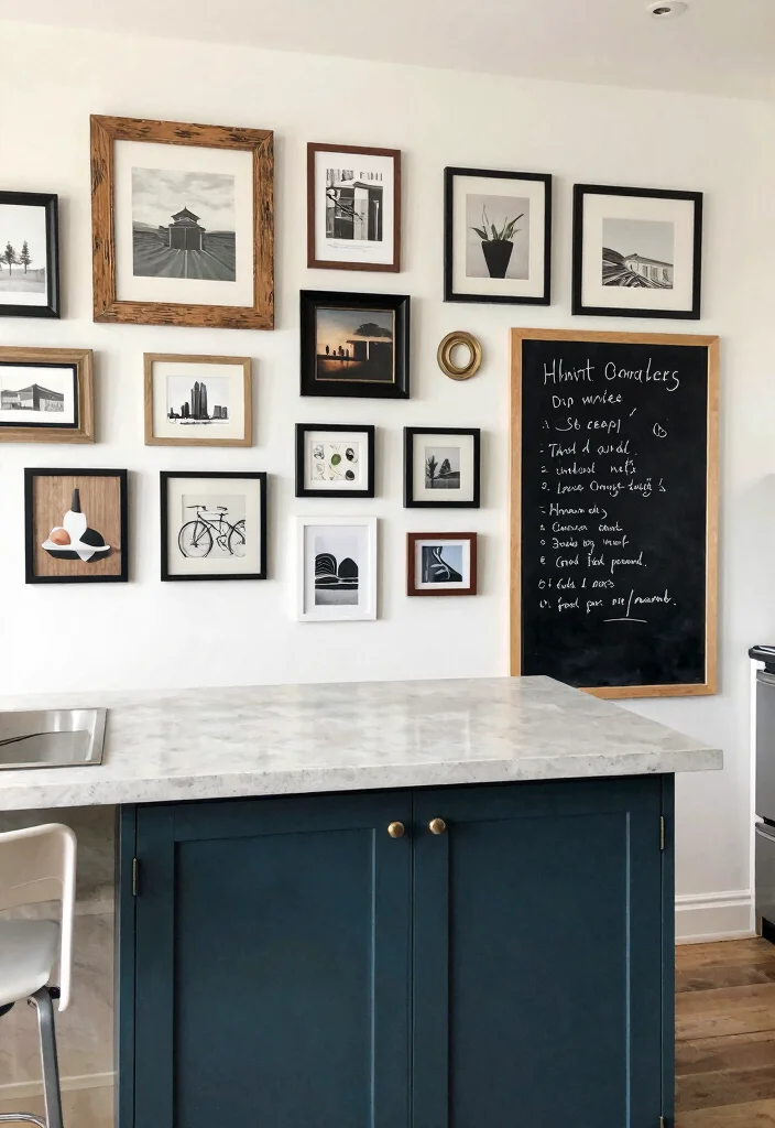 12 Kitchen Island Decor Ideas for Everyday Use 11. Inspiring Wall Decor 0