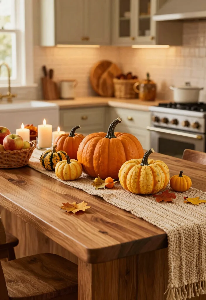 12 Kitchen Island Decorating Ideas for a Styled Finish 9. Make It Seasonal 0