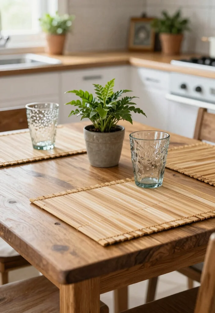 12 Kitchen Table Decor Ideas for Everyday Styling 12. Eco Friendly Decor 0