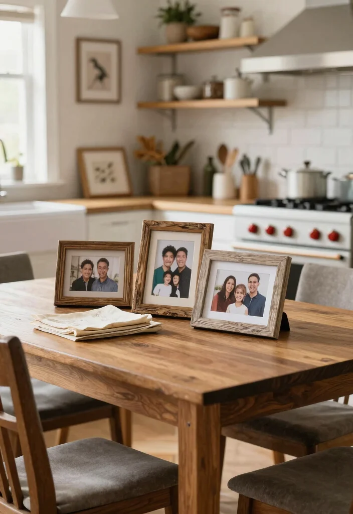 12 Kitchen Table Decor Ideas for Everyday Styling 8. Personal Touches 0