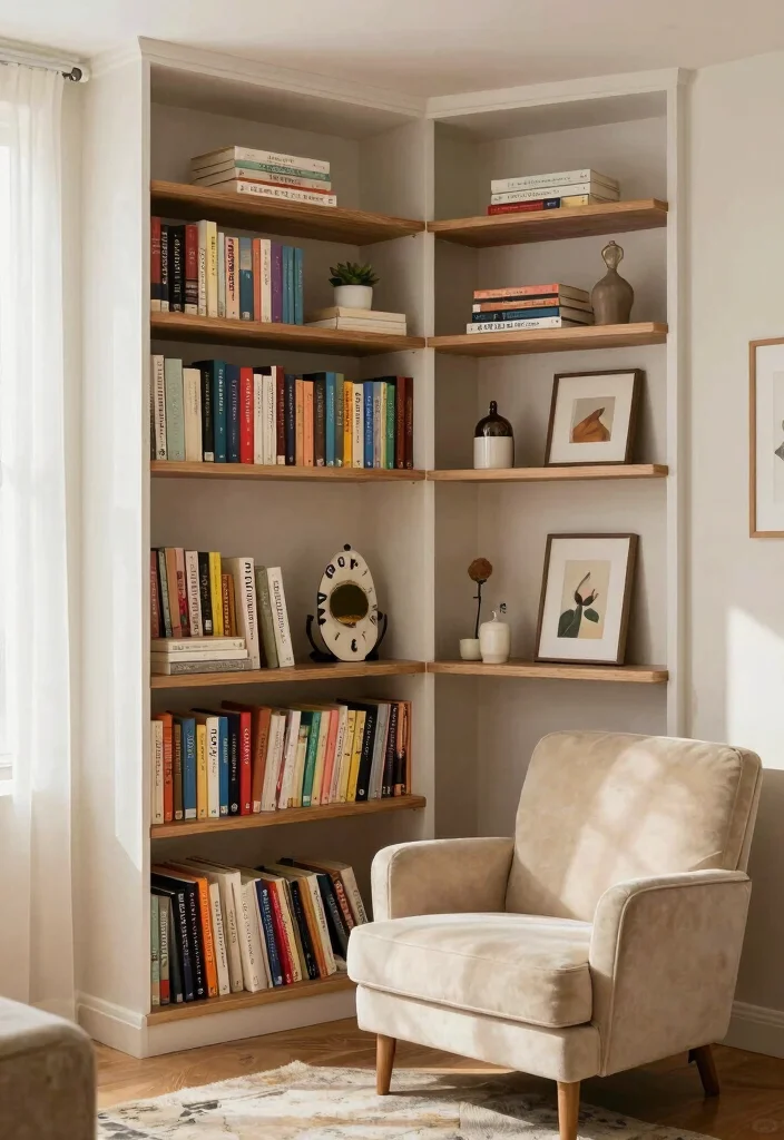 12 Living Room Closet Ideas for Hidden Storage 10. Create a Mini Library 0