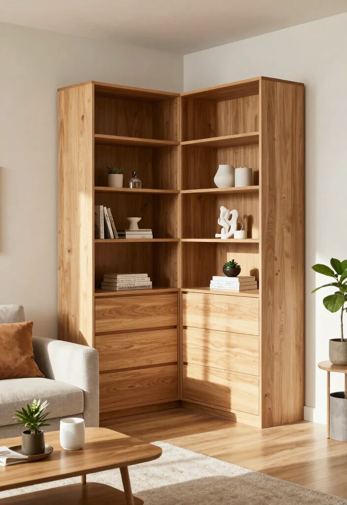 12 Living Room Closet Ideas for Hidden Storage 4. Corner Closet Solutions 0