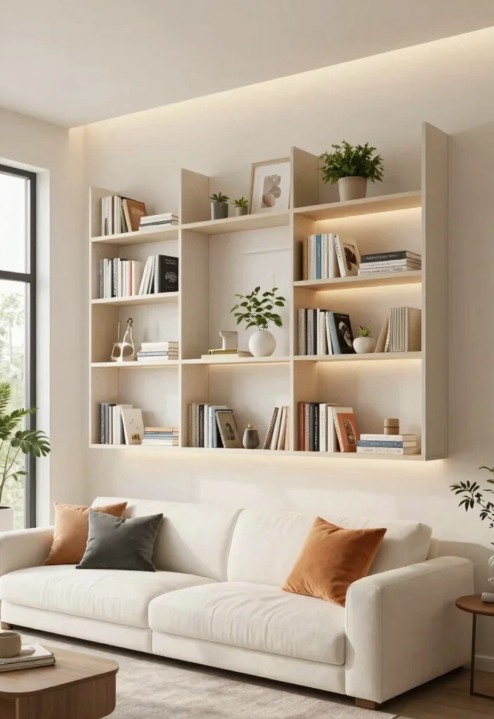 12 Living Room Closet Ideas for Hidden Storage 8. Wall mounted Storage Solutions 0