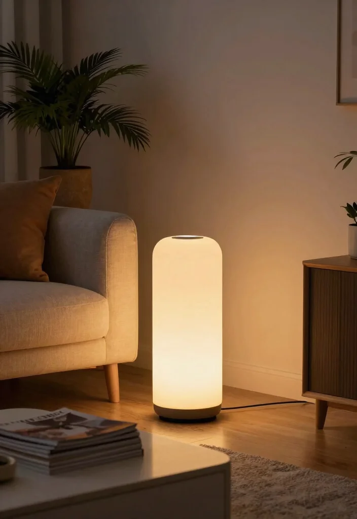 12 Living Room Lamp Lighting Ideas for Cozy Evenings 7. Innovative Smart Lamps for Convenience 0