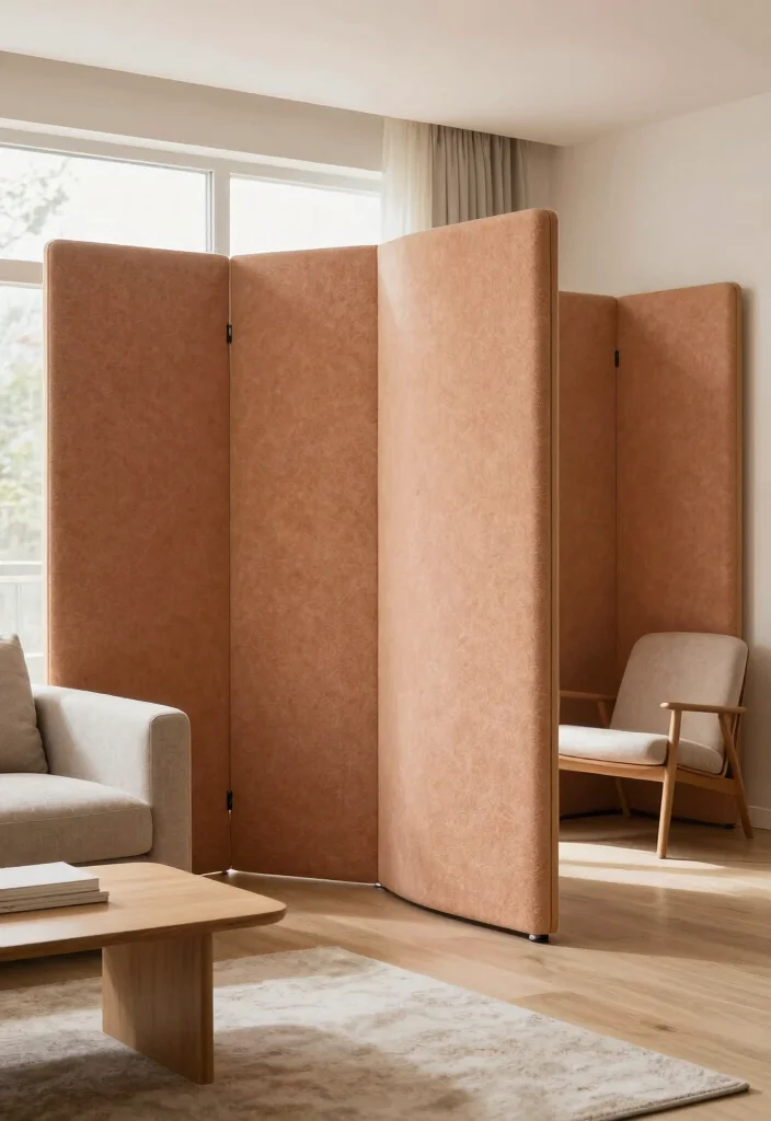 12 Living Room Partition Ideas to Define Open Spaces 12. Acoustic Partitions 0