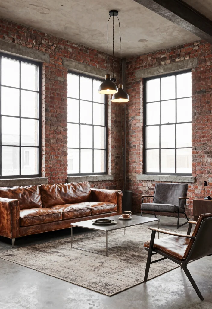 12 Living Room Theme Ideas to Guide Your Decor 6. Urban Industrial 0