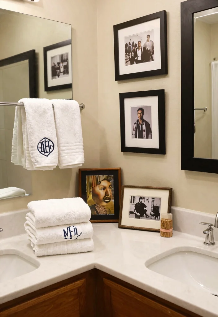 12 Male Bathroom Decor Ideas with Clean Masculine Energy 12. Personalized Touches 0