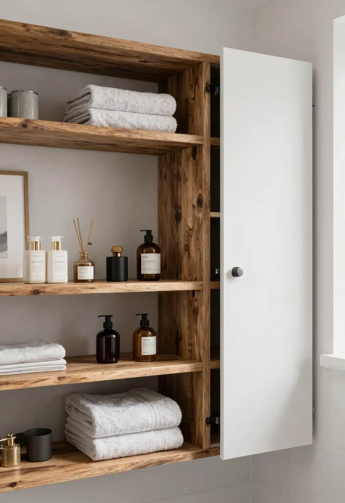 12 Male Bathroom Decor Ideas with Clean Masculine Energy 7. Functional Yet Stylish Storage Solutions 0