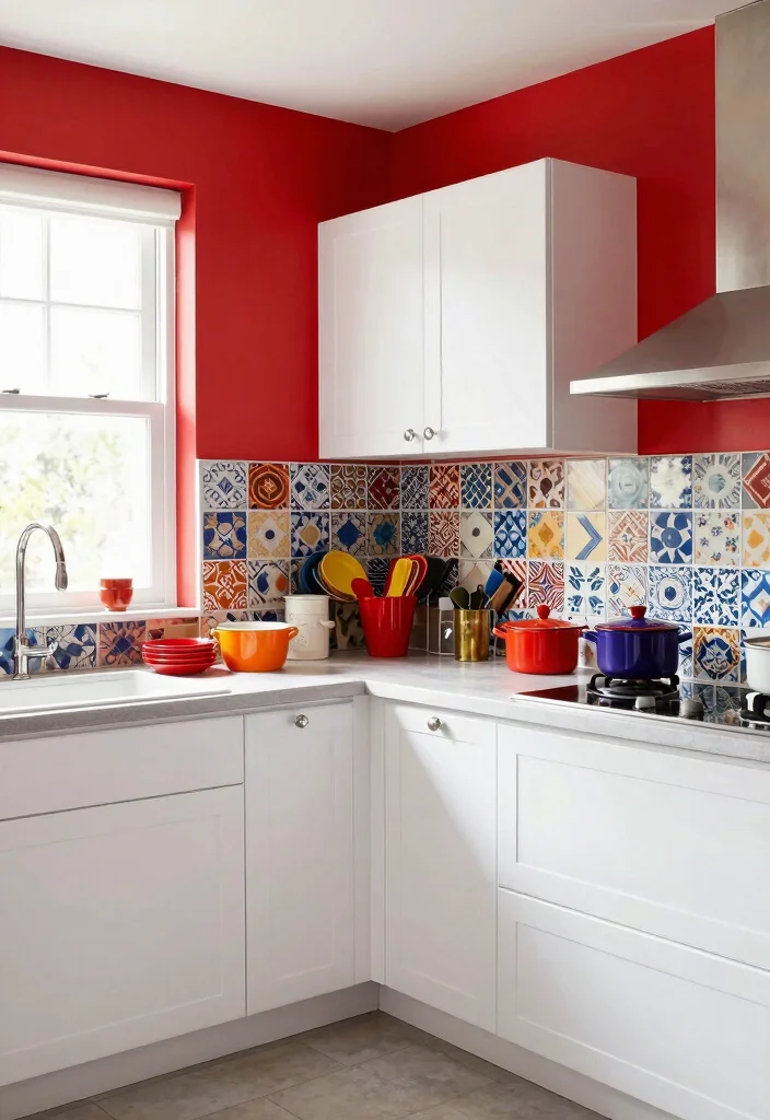 12 Mexican Kitchen Decor Ideas with Colorful Character 7. Bold Color Schemes 0