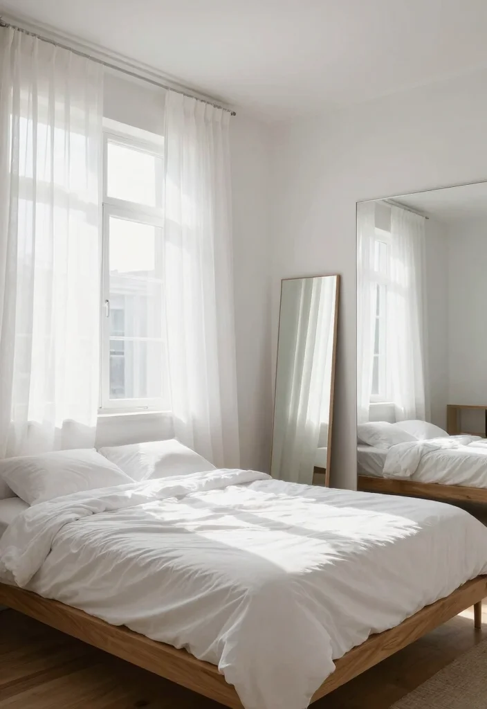 12 Minimal Bedroom Design Ideas for Calm Living 5. Natural Light Emphasis 0