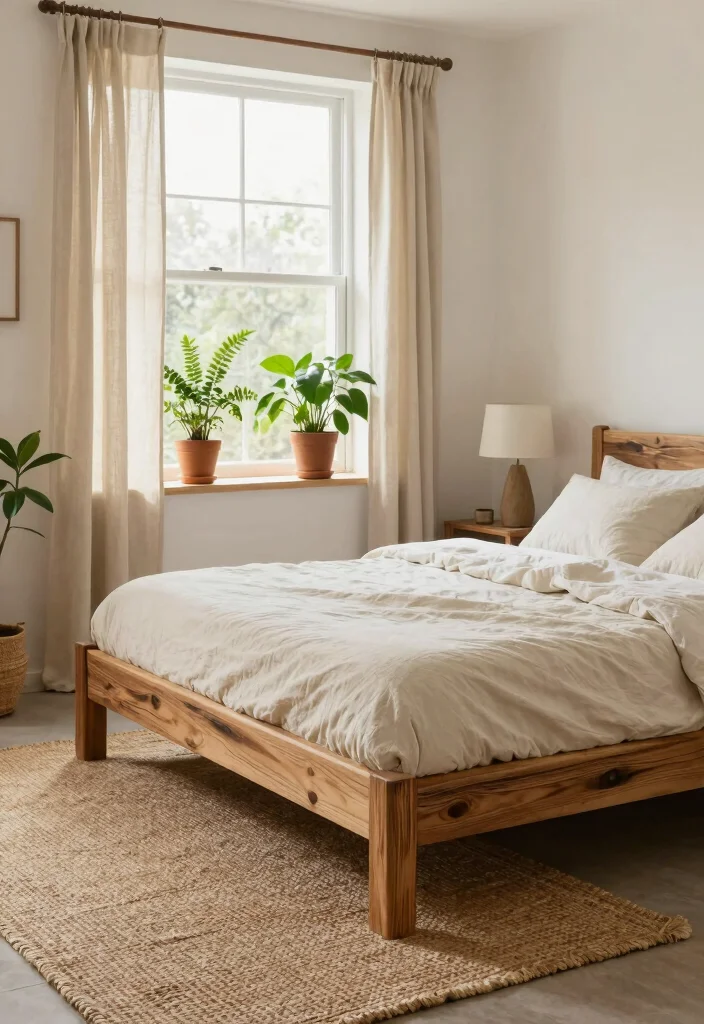 12 Minimal Bedroom Design Ideas for Calm Living 6. Eco Friendly Materials 0