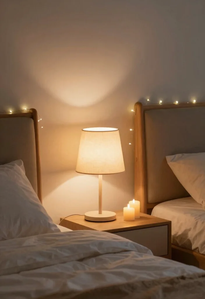 12 Minimal Bedroom Design Ideas for Calm Living 8. Soft Ambient Lighting 0