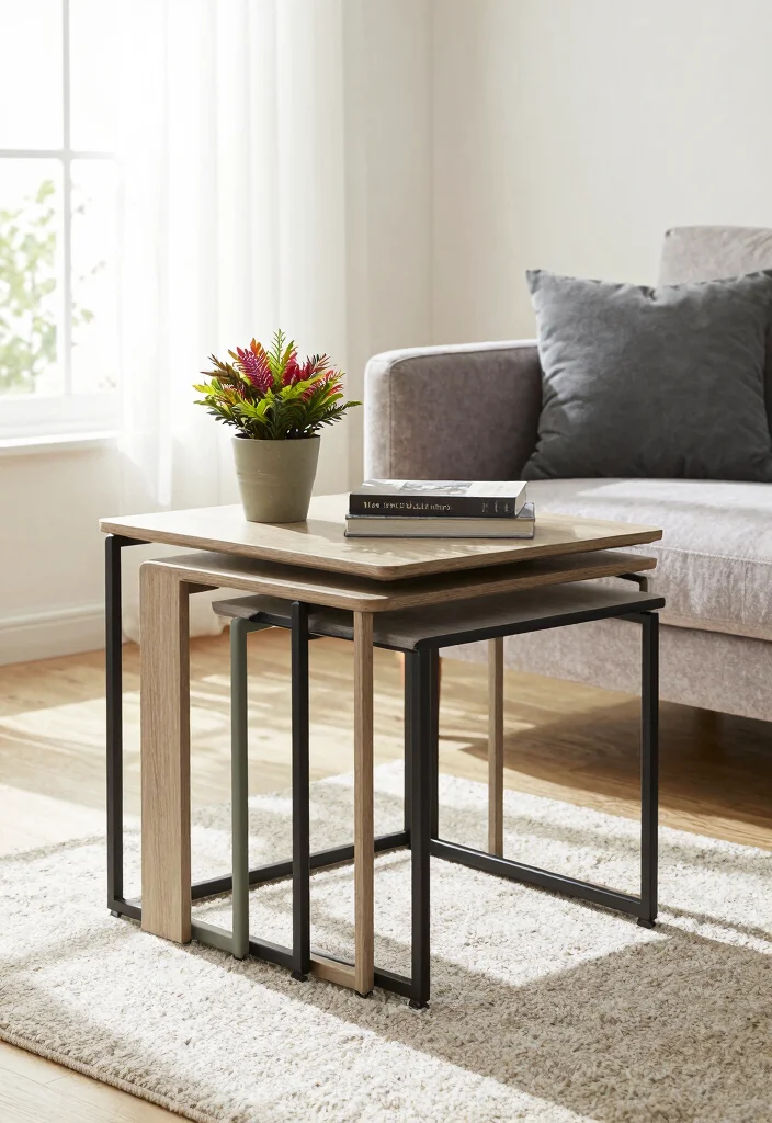 12 One Bedroom Apartment Living Room Ideas That Work 12 12 One Bedroom Apartment Living Room Ideas That Work 2. Nesting Tables 0