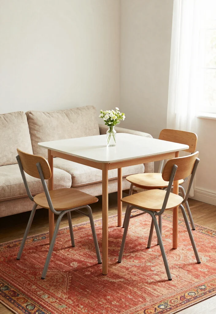 12 One Bedroom Apartment Living Room Ideas That Work 34 12 One Bedroom Apartment Living Room Ideas That Work 4. Foldable Dining Table 0