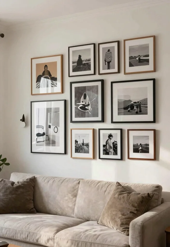 12 One Bedroom Apartment Living Room Ideas That Work 49 12 One Bedroom Apartment Living Room Ideas That Work 9. Personal Gallery Wall 0