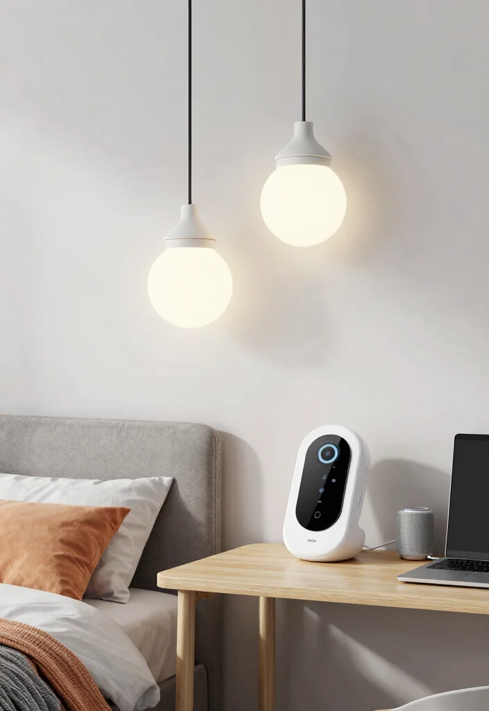 12 Teen Boys Bedroom Ideas with Fun Functional Style 12. Smart Tech Integration 0