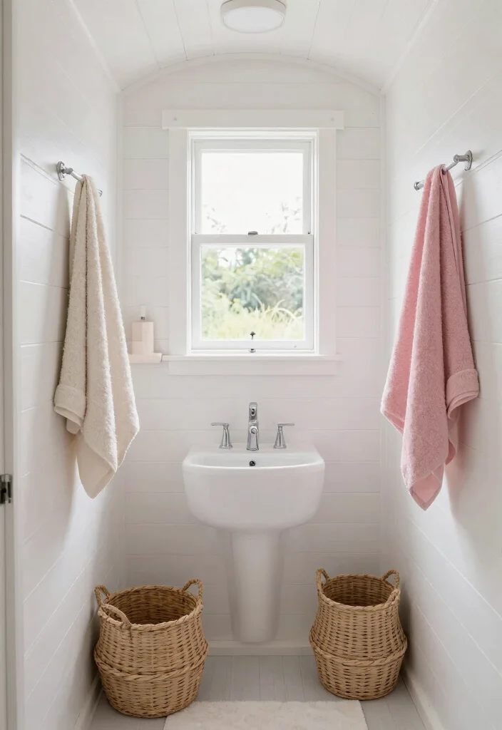 12 Tiny House Bathroom Ideas with Smart Space Saving Layouts 9. Light and Bright Color Schemes 0
