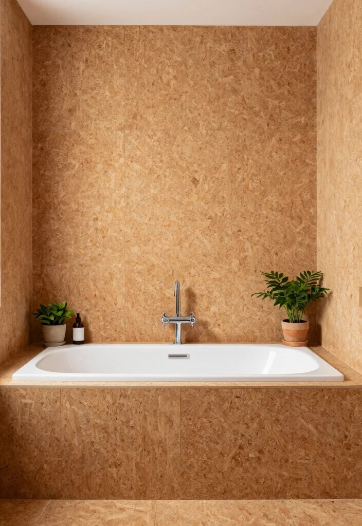 14 Bathroom Wall Tile Ideas for Texture and Lasting Style 8. Cork Tiles for Eco Friendly Warmth 0
