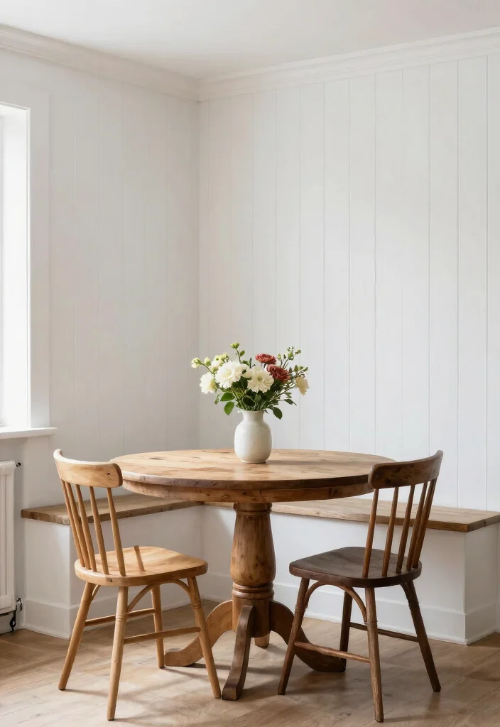 14 Kitchen Feature Wall Ideas to Add Visual Interest 10. Rustic Beadboard Panels 0