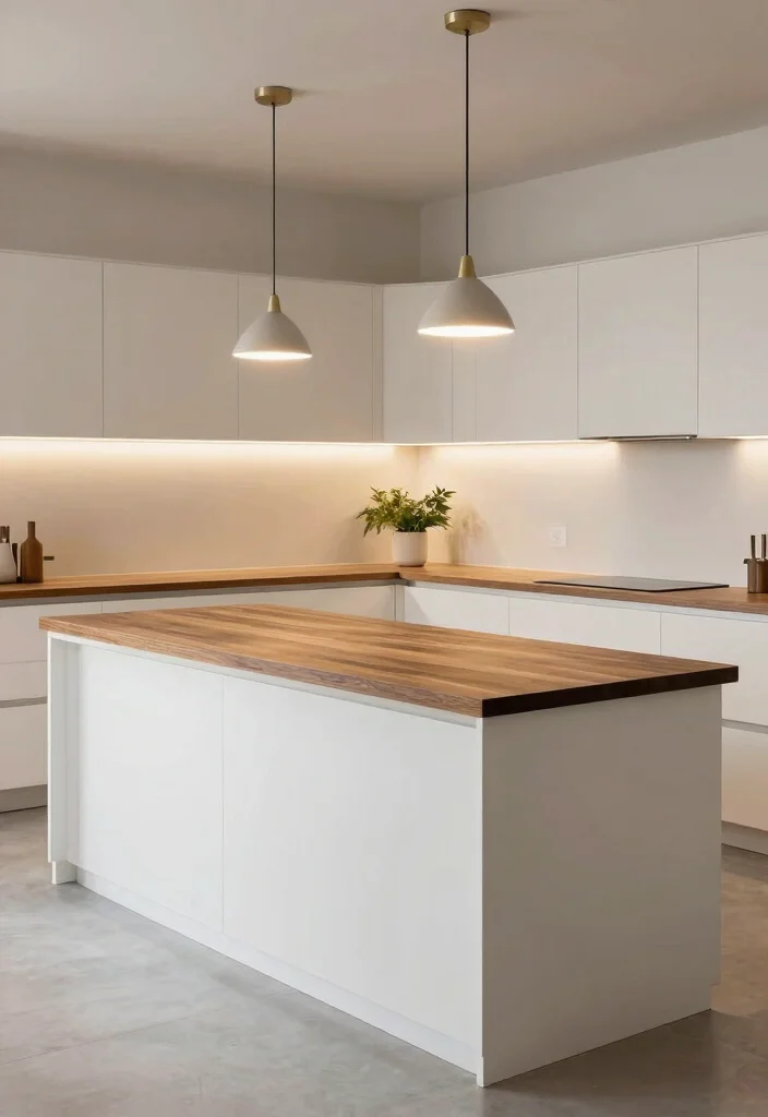 14 Kitchen Island Ideas for Cooking and Gathering 5. Two Toned Beauty 0