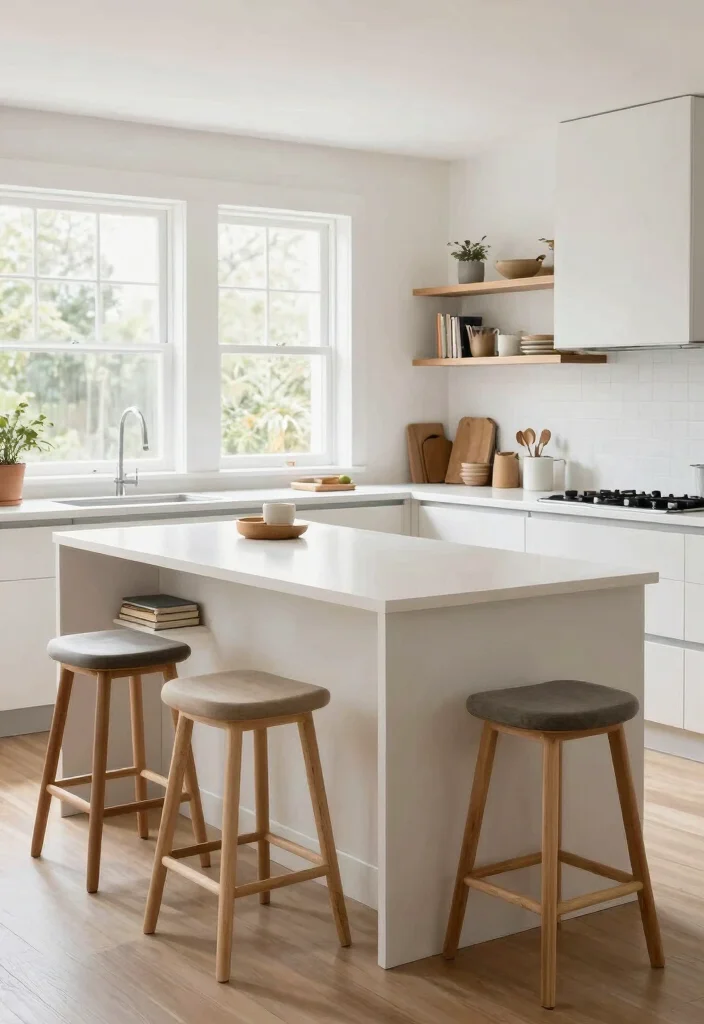 14 L Shape Kitchen Ideas for Efficient Everyday Layouts 5. Multifunctional Islands 0