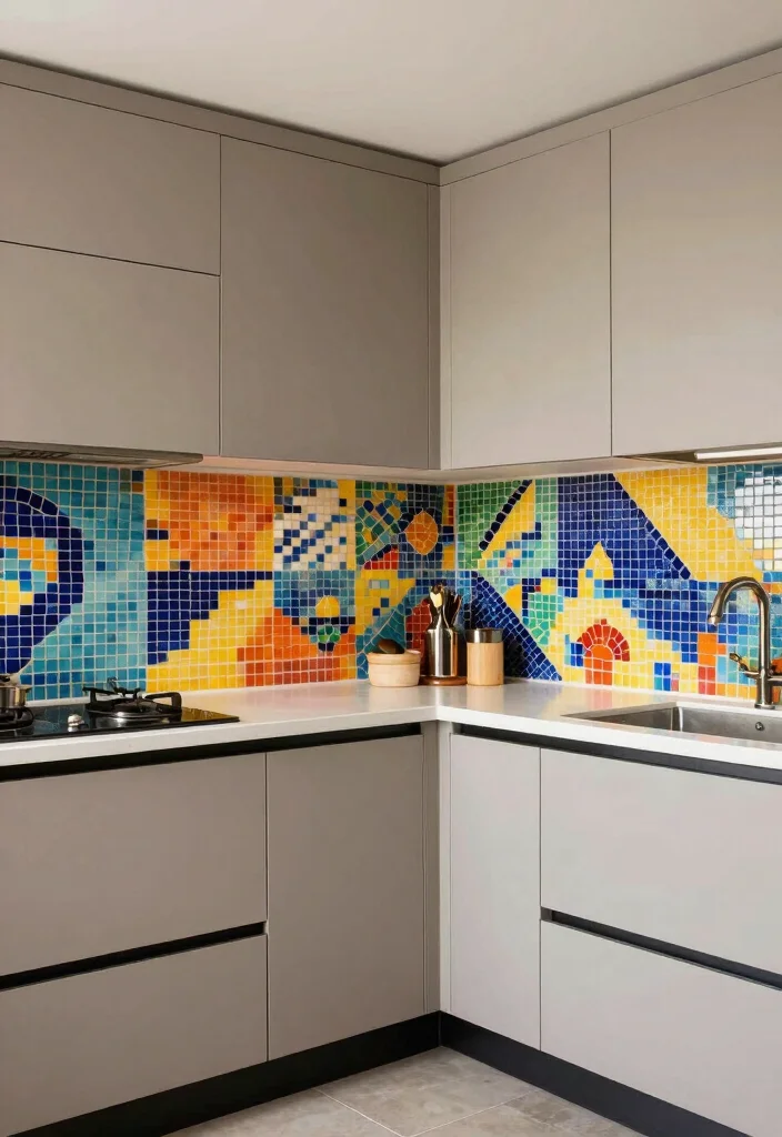14 L Shape Kitchen Ideas for Efficient Everyday Layouts 8. Unique Backsplash Designs 0