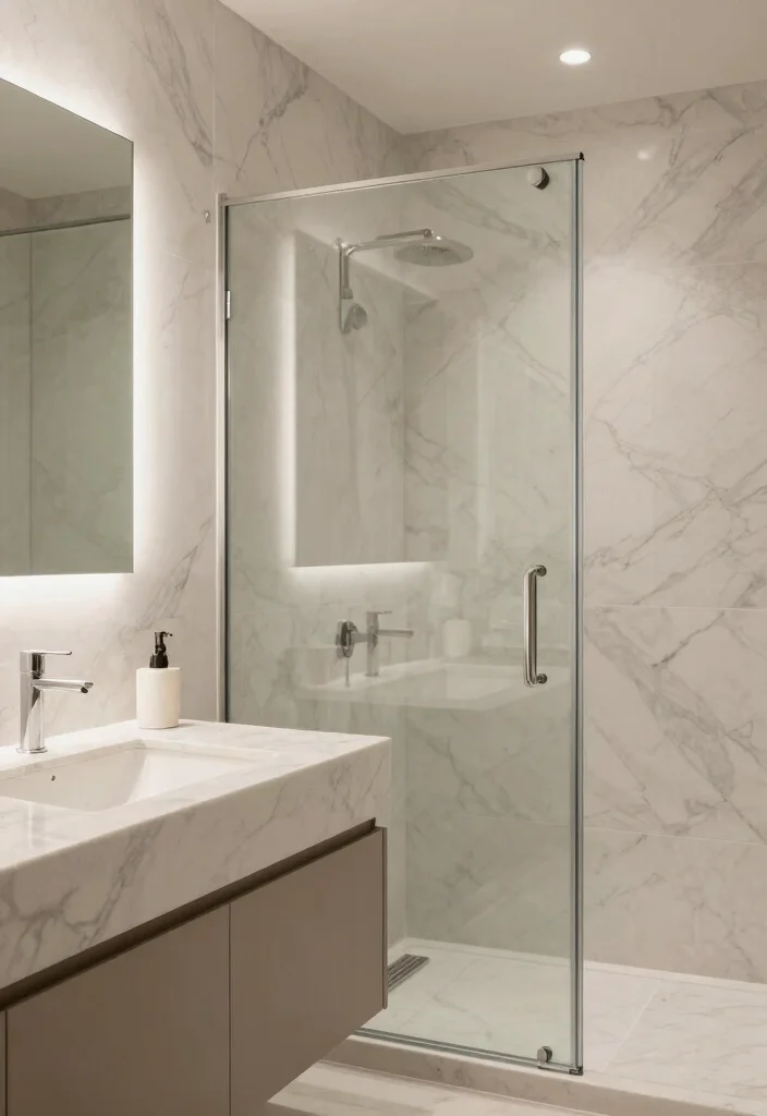 14 Marble Bathroom Ideas for a Timeless Elegant Look 13. Minimalist Marble Designs 0