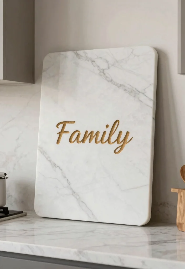 14 Marble Kitchen Ideas for a Luxe Modern Finish 14. Personalized Marble Pieces 0