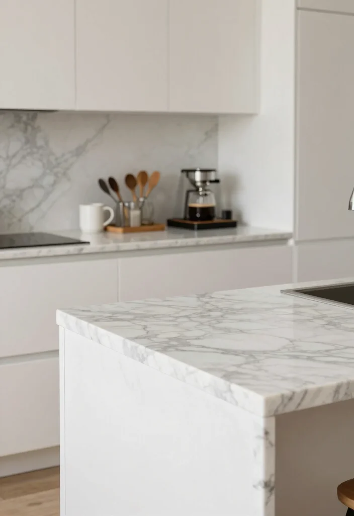 14 Marble Kitchen Ideas for a Luxe Modern Finish 3. Luxurious Marble Countertops 0