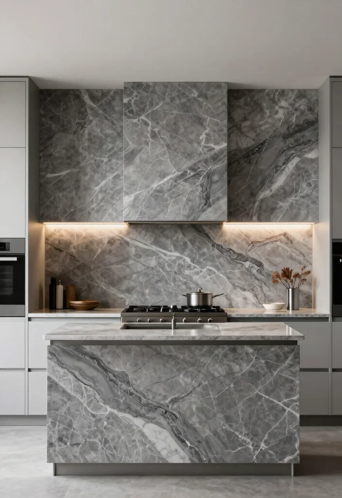 14 Marble Kitchen Ideas for a Luxe Modern Finish 7. Marble as a Focal Point 0
