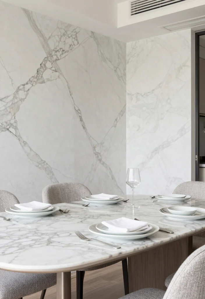 14 Marble Kitchen Ideas for a Luxe Modern Finish 9. Marble Inspired Dcor 0