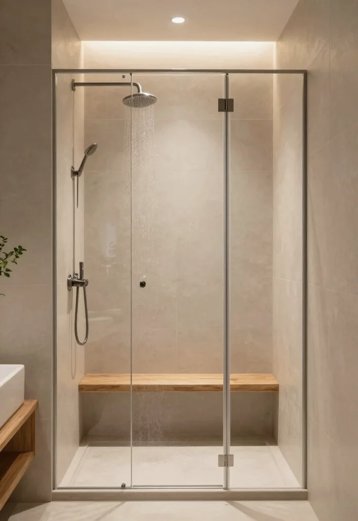 14 Walk In Shower Bathroom Ideas for a Clean Modern Look 8. Spa like Features 0