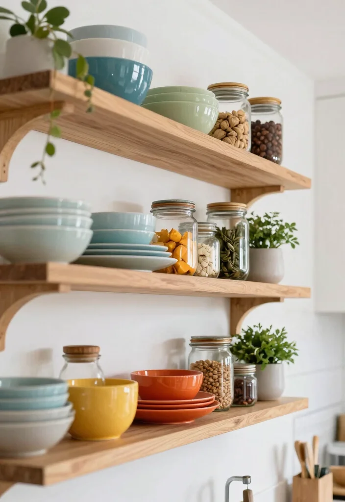 15 Small Kitchen Renovation Ideas Worth the Update 1. Embrace Open Shelving 0