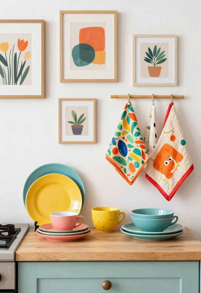 15 Small Kitchen Renovation Ideas Worth the Update 9. Add a Splash of Color with Accessories 0