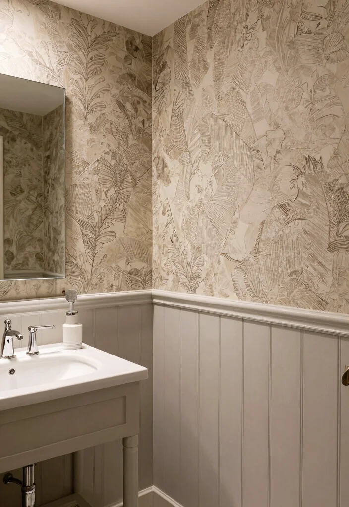 18 Luxury Bathroom Ideas with High End Finishes and Calm Vibes 10. Textured Walls and Finishes 0