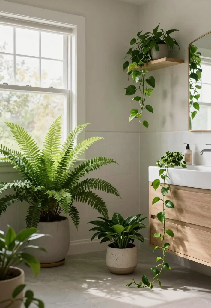18 Luxury Bathroom Ideas with High End Finishes and Calm Vibes 17. Indoor Plants 0