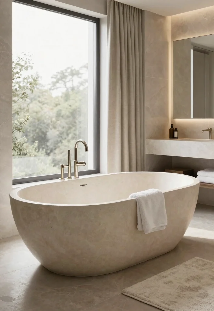 18 Luxury Bathroom Ideas with High End Finishes and Calm Vibes 9. Modern Bathtub Designs 0