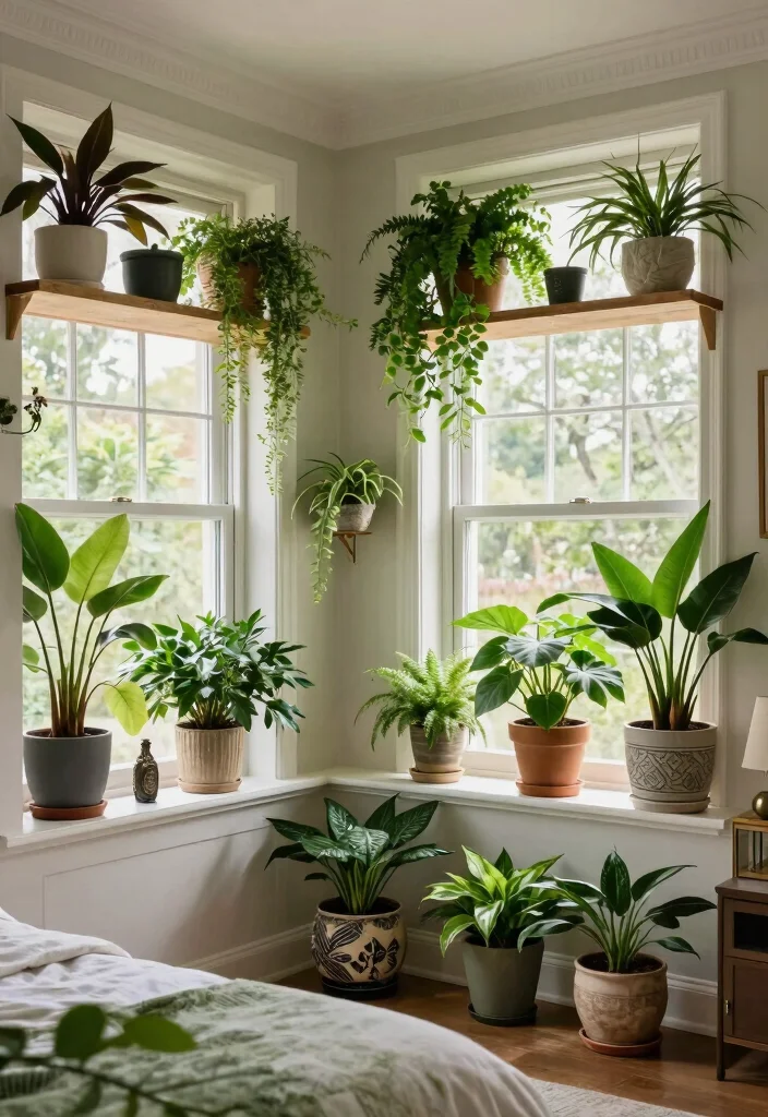 18 Luxury Elegant Bedroom Ideas with Refined Comfort 16. Indoor Plants 0