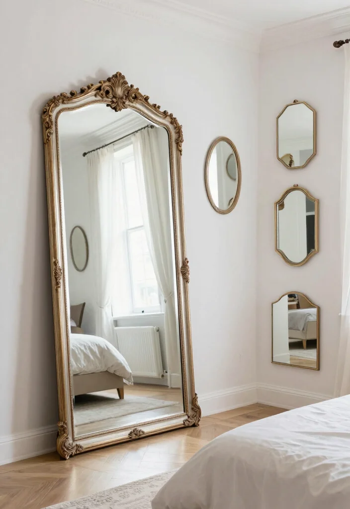 18 Luxury Elegant Bedroom Ideas with Refined Comfort 9. Elegant Mirrors 0