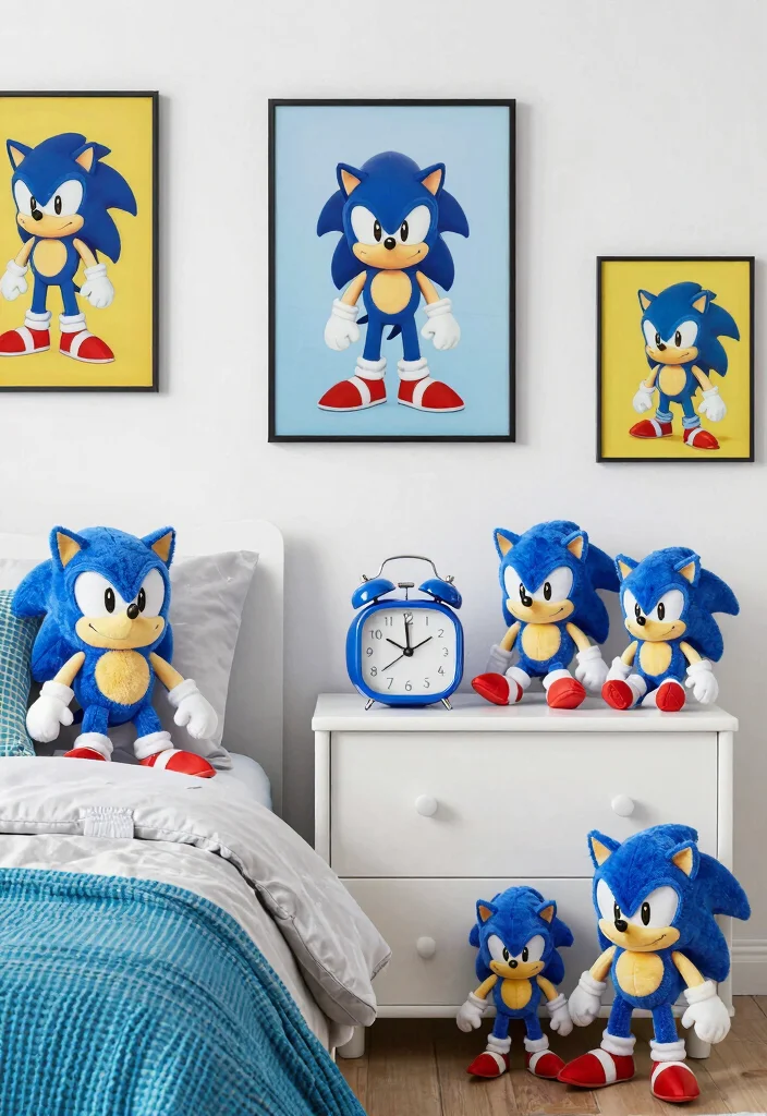 9 Sonic Bedroom Ideas for Fans and Creative Themes 7. Sonic Accessories Merchandise 0